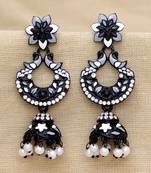 Grey jhumkas