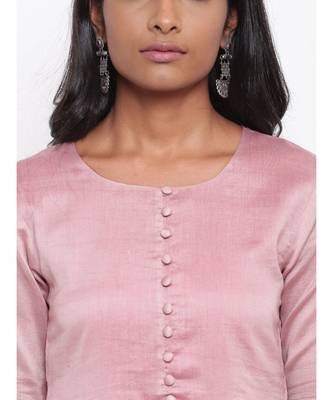 Pink Gota Gathered Kurta 6