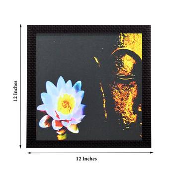 Laughing Buddha Design Satin Matt Texture UV Art Painting 3