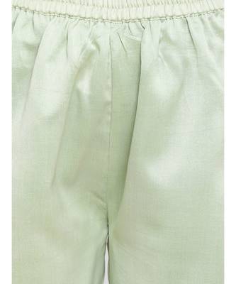 Green Gota Pleats Kurta 7
