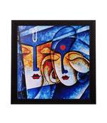 Figurative Satin Matt Texture UV Art Painting