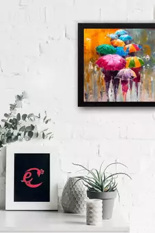 Scenary View Matt Textured UV Art Painting