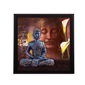 Laughing Buddha Design Satin Matt Texture UV Art Painting 1