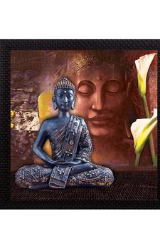 Laughing Buddha Design Satin Matt Texture UV Art Painting