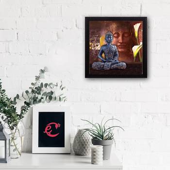 Laughing Buddha Design Satin Matt Texture UV Art Painting 2
