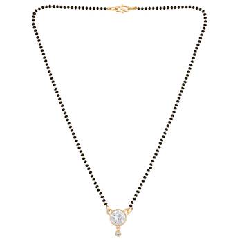 Black diamond mangalsutra 2