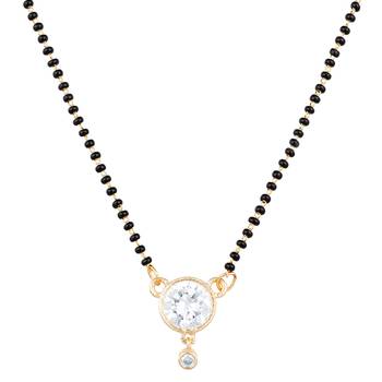 Black diamond mangalsutra 3