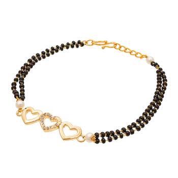 Black diamond mangalsutra 2