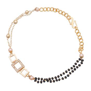 Black diamond mangalsutra 1