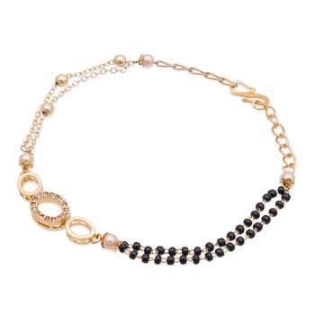 Black diamond mangalsutra 1