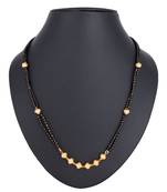Black diamond mangalsutra