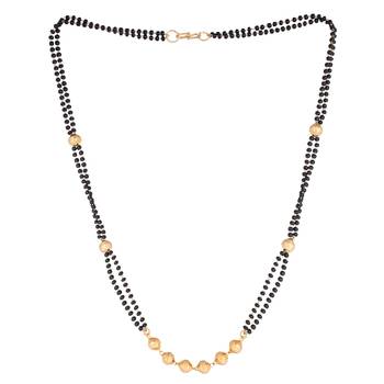 Black diamond mangalsutra 2