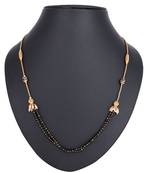 Black diamond mangalsutra
