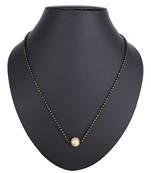 Black diamond mangalsutra