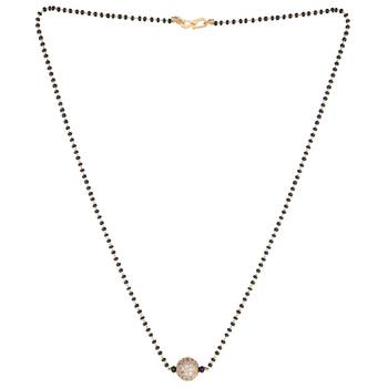 Black diamond mangalsutra 2