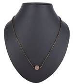 Black diamond mangalsutra
