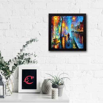 Beauty under Rain Satin Matt Texture UV Art Painting 2