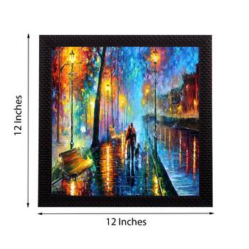 Beauty under Rain Satin Matt Texture UV Art Painting 3