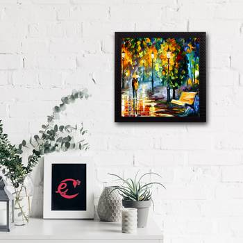 Beauty under Rain Satin Matt Texture UV Art Painting 2