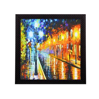 Beauty under Rain Satin Matt Texture UV Art Painting 1