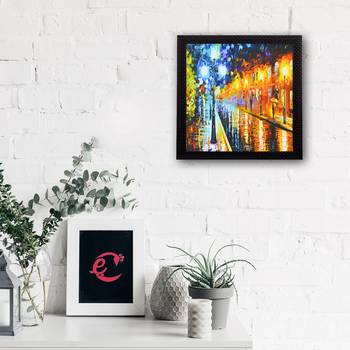 Beauty under Rain Satin Matt Texture UV Art Painting 2