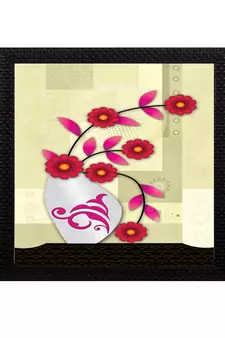 Floral Theme Satin Matt Texture UV Art Painting