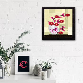 Floral Theme Satin Matt Texture UV Art Painting 2