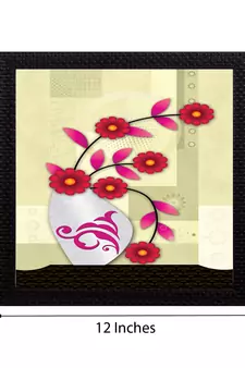 Floral Theme Satin Matt Texture UV Art Painting