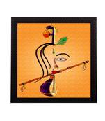 Lord Krishna Matt Texture UV Art Painting