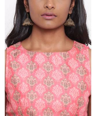 Pink Printed Skirt-Set 6
