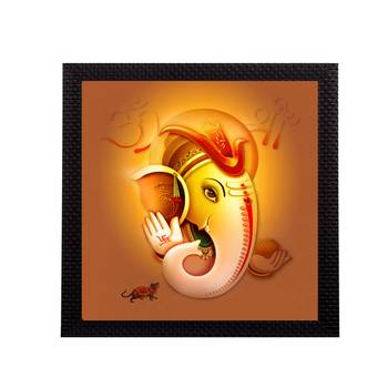 Lord Ganesha Satin Matt Texture UV Art Painting 1