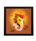 Lord Ganesha Satin Matt Texture UV Art Painting