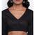 Black Grid Leaf Skirt-Set