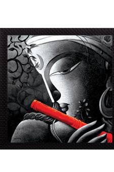 Lord Krishna Matt Texture UV Art Painting