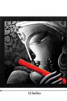 Lord Krishna Matt Texture UV Art Painting