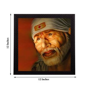 Sai Baba Matt Textured UV Art Painting 3