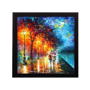 Rain Scene Satin Matt Texture UV Art Painting 1