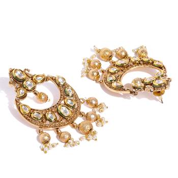 Yellow pearl earrings 3