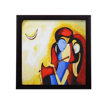 Radha Krishna Satin Matt Texture UV Art Painting 1
