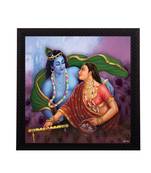 Radha Krishna Satin Matt Texture UV Art Painting