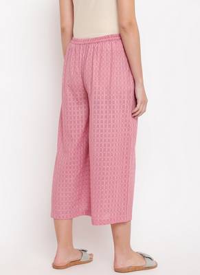 Pink Dobby Palazzo 3