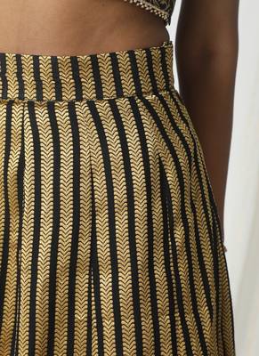 Black Stripe Skirt 4