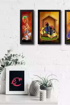 Set of 3 Musician Satin Matt Texture UV Art Painting