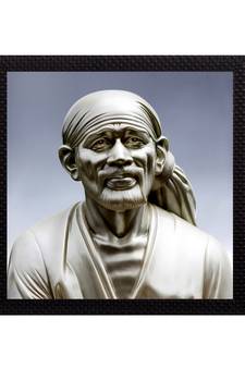 Sai Baba Satin Matt Texture UV Art Painting