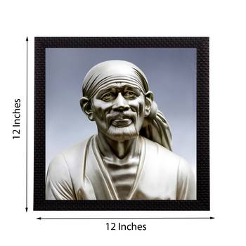Sai Baba Satin Matt Texture UV Art Painting 3