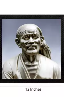 Sai Baba Satin Matt Texture UV Art Painting