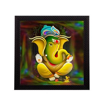 Lord Ganesha Satin Matt Texture UV Art Painting 1