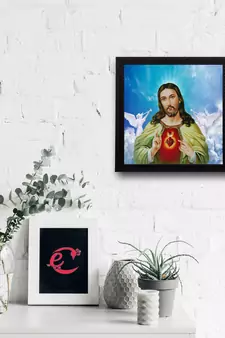 Lord Jesus Satin Matt Texture UV Art Painting