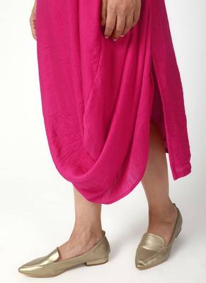 Pink Cowl Dress 6