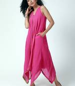 Pink Asymmetric Dress